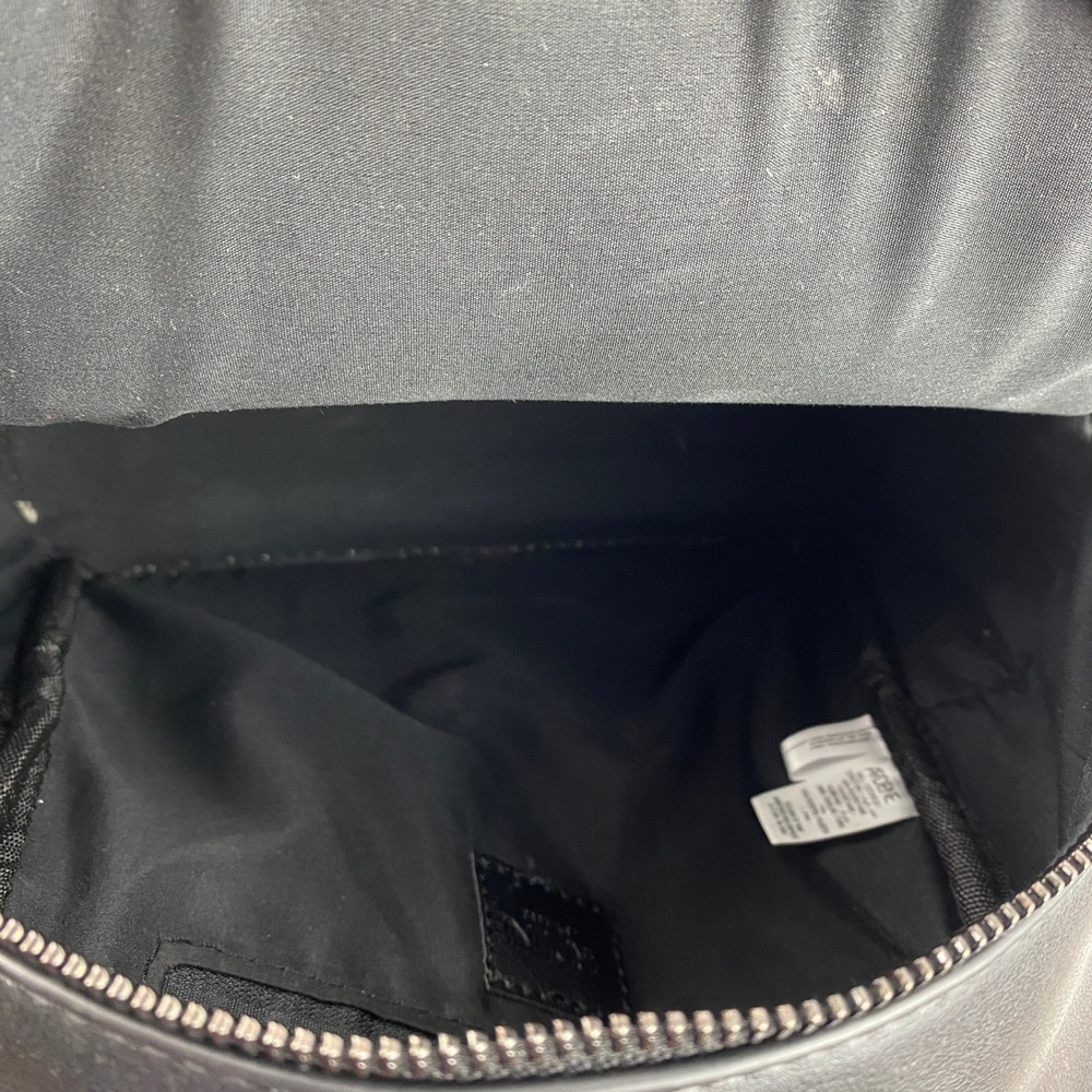 ARDENE Mini Backpack Purse Black Chain Accent Front Pocket Stylish Bag - Picture 6 of 11